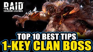 Top 10 Tips for BEATING the Demon Lord CLAN BOSS  RAID Shadow Legends [upl. by Averi]