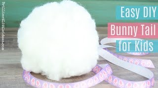 How to make a DIY Bunny Tail [upl. by Nahgeem486]