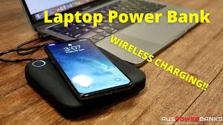 WIRELESS CHARGING Laptop Power Bank  24000mAh [upl. by Neibaf927]