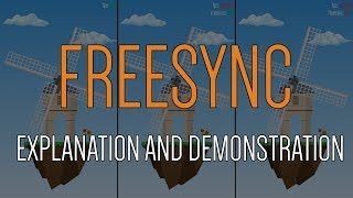 Freesync explanation and demonstration [upl. by Jory]