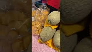 Huge rockmelons in Thailand shorts [upl. by Peoples]