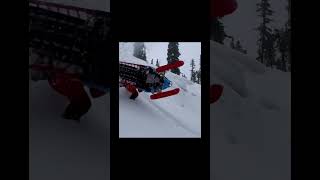 Snowmobile Freeriding Credit CalebKesterke shorts snow snowmobile jump skill hillclimb W [upl. by Aynotal]