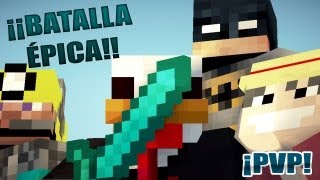 MINECRAFT ¡¡BATALLA ÉPICA CON BREIFR9 MAIK Y ESTEBAN  CELOPAND [upl. by Berk]