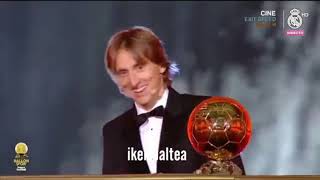 Luka Modric gana el balón de oro 2018 [upl. by Einhorn]