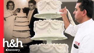 Mismo pastel de boda 60 años después  Cake Boss  Discovery HampH [upl. by Halet]