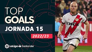 LaLiga TOP 5 Goles Jornada 15 LaLiga Santander 20222023 [upl. by Wiley289]