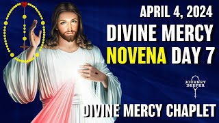 Divine Mercy Novena Day 7 ✝️ with Chaplet of Divine Mercy ✝️ April 4 2024 [upl. by Wildermuth957]