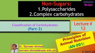 Lecture12Classification of Carbohydrates Part3 [upl. by Hepsibah908]