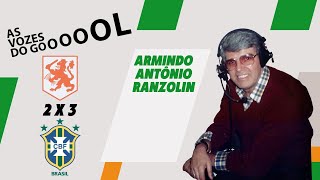 Holanda 2 x 3 Brasil 1994  Armindo Antônio Ranzolin  Golaço do Branco [upl. by Cirde]