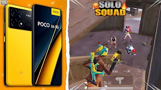 Poco X6 Pro 5G🔥 Solo Squad Livik Gameplay⚡Update 35 PUBG MOBILE🥶 [upl. by Martainn]