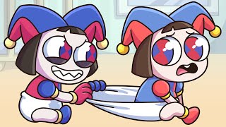 Pomni has Evil Twin Sister  The Amazing Digital Circus Daily Life Animation [upl. by Ahearn94]