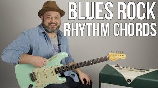 Funky Blues Rock Rhythm Guitar Lesson  Chords For Tasty Grooves [upl. by Almallah]