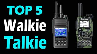 TOP 5 Best Walkie Talkie Review In 2024 [upl. by Soisatsana]