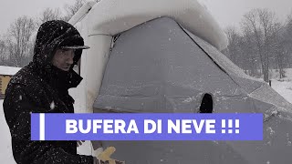 BUFERA DI NEVE RIENTRO COL CAMPER [upl. by Urana]