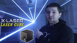 DJ Gear Xlaser LaserCube 2 watt and battery powered [upl. by Eikin]