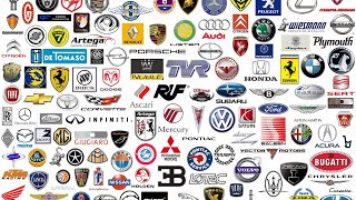 All Of The Car Logos In The World  4enthusiasts [upl. by Cardew]