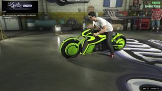 GTA 5 DLC Vehicle Customization Nagasaki Shotaro TRON Bike [upl. by Bokaj168]