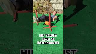 hipthrusthipthrustslowerbodyworkoutfitnessjumphigher runfastspeedtrainingcorestability [upl. by Aisad]