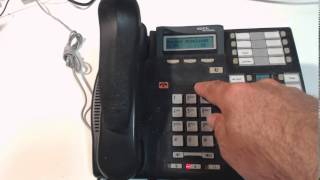 Record Nortel Norstar Auto Attendant [upl. by Nemad416]