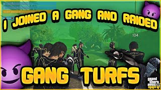 I JOINED THIS GANG AND RAIDED GANG TURFS WITH AIMBOT GTA 5 RP [upl. by Ansell311]