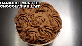 Comment faire une ganache montée au chocolat au lait [upl. by Aisylla841]