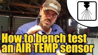 How to test an Air Temperature Sensor 1205 [upl. by Ssepmet]