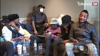 Fally Ipupa Allô Téléphone les coulisses du Studio avec ces Musiciens [upl. by Ymmij]