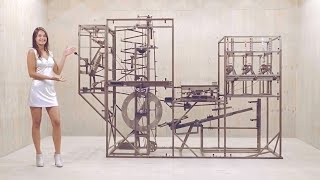 a HUGE interactive MARBLE MACHINE [upl. by Rolfe]