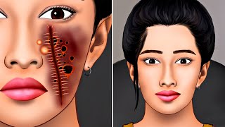 ASMR Treatment of Venomous Centipede Bite  Girl Bitten By Venomous Centipede  Beauty ASMR [upl. by Lati921]