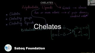 Chelates Chemistry Lecture  Sabaqpk [upl. by Gleeson]