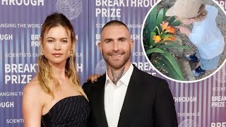 Behati Prinsloos Exclusive Summer Photos with Adam Levine amp Their Kids Revealed [upl. by Animor]