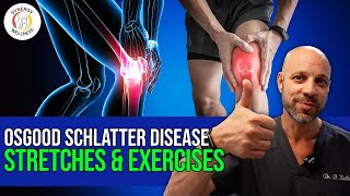 Osgood Schlatter Disease  Stretches amp Exercises For Knee Pain [upl. by Laemsi]