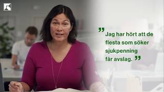 Försäkringskassan förklarar Får de flesta som söker sjukpenning avslag [upl. by Heid294]