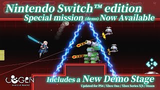 Official COGEN Sword of Rewind  Nintendo Switch DEMO Released amp Update [upl. by Ogawa]