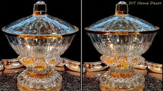 Dollar Tree DIY Home Decor High End DIY Candy Dish [upl. by Claudy]