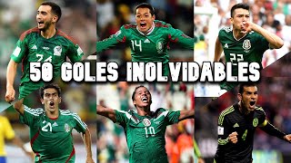 50 Goles Inolvidables de Selección Mexicana [upl. by Amahs352]