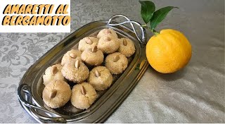 Amaretti al bergamotto  RICETTA CALABRESE [upl. by Rustin]