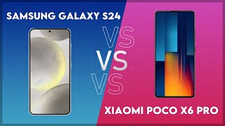 Samsung Galaxy S24 vs Xiaomi Poco X6 Pro Technical Comparison [upl. by Dnalyr]