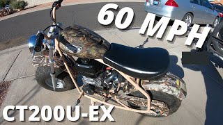 Coleman CT200UEX goes 60 MPH with a predator 212 [upl. by Burleigh]