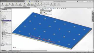 SOLIDWORKS Quick Tip  Pattern Driven Pattern Assembly [upl. by Eward377]