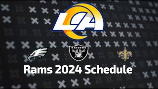 Rams 20242025 Schedule Release All Opponents for NEXT SEASON [upl. by Sitoeht713]