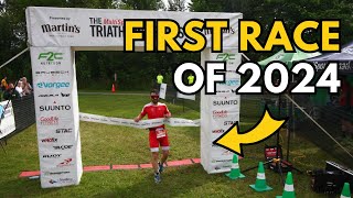 FIRST DUATHLON RACE OF 2024  RACE DAY VLOG [upl. by Enailil]