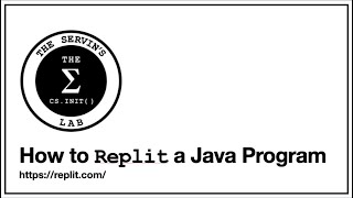 How to use replit to create a java program [upl. by Earaj]