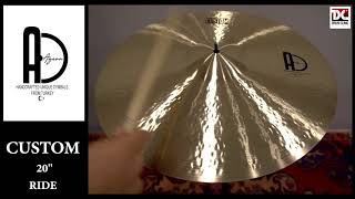 AGEAN CYMBALS CUSTOM 20quot RIDE [upl. by Niwde973]