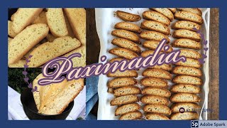 Best Paximadia  Greek anise seed flavoured biscotti type cookie [upl. by Niatsirk246]