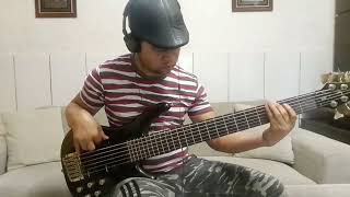 Djakout 1  2 Gidon kanaval 2015  Bass Cover [upl. by Marylee]