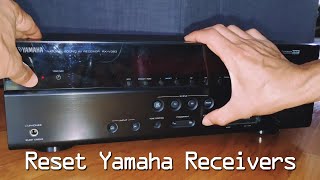 Yamaha RXA880 AV Receiver Blinking Red Light Of DEATH reset procedure quotUse at your own riskquot [upl. by Alurd]