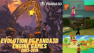 Evolution of Panda3D Engine Games 20032019 [upl. by Wiebmer]