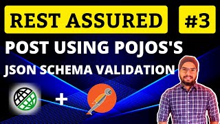 REST Assured API Testing Tutorial03  JSON Schema ValidationPOJOs Serialization DeSerialization [upl. by Nerha]