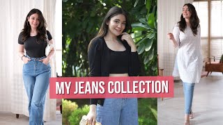 My Jeans Collection 👖 Jeans For Pear Shape Body Type  Sana Grover [upl. by Lihcox]